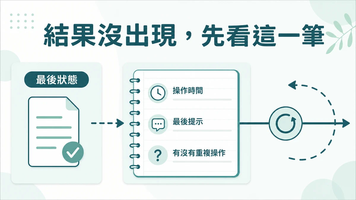 大老爺託售未到帳時,先記下時間與畫面,避免重複申請