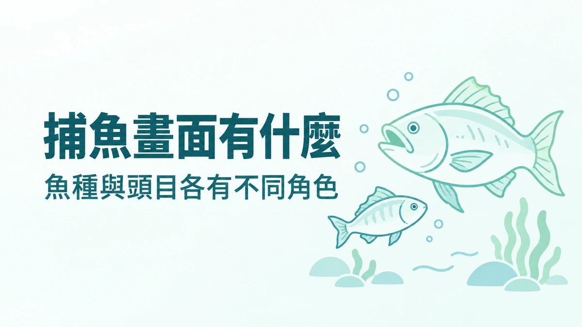 捕魚遊戲畫面的魚種、Boss 與倍率,各自在說什麼?