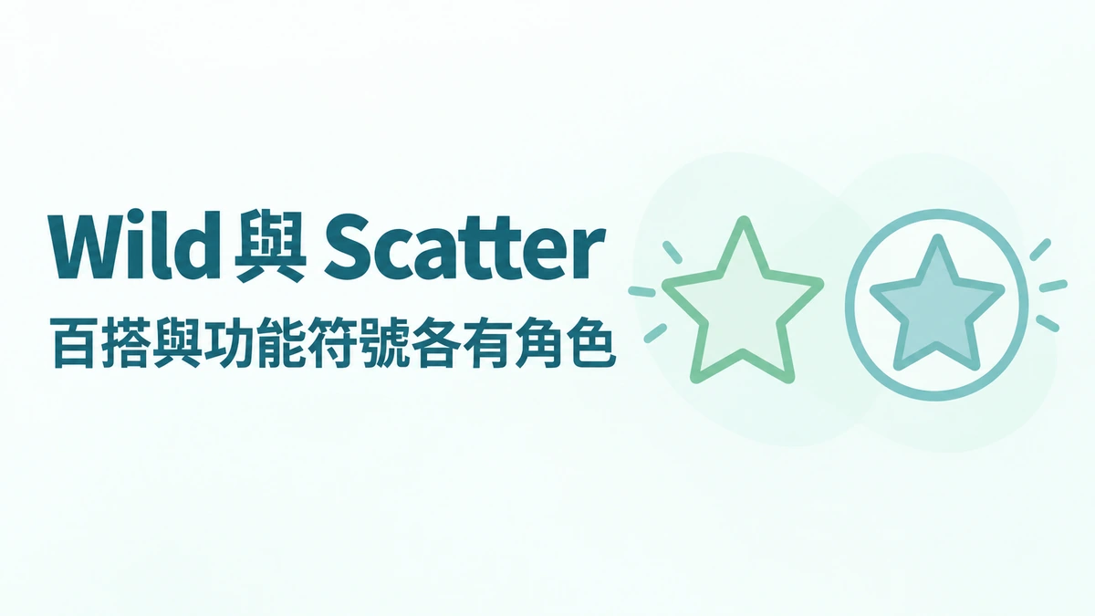 Wild 和 Scatter 差在哪？百搭符號與功能符號一次看懂